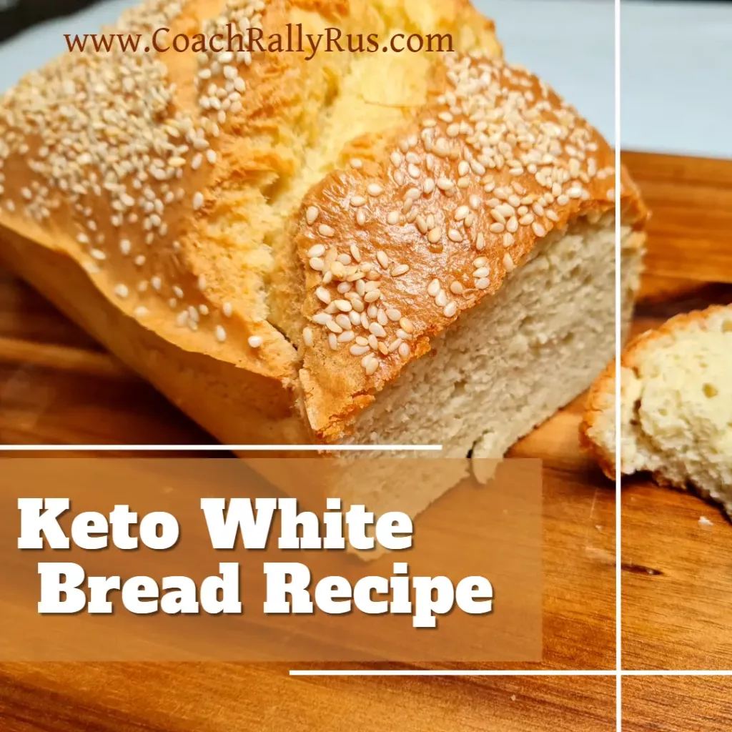 Keto White Bread on a cutting board