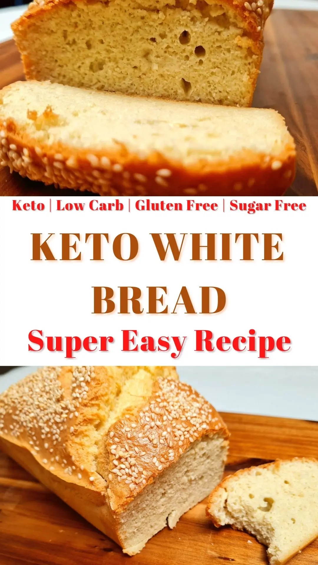 Delicious Tasty Keto White Bread Recipe Gluten-Free and Low Carb