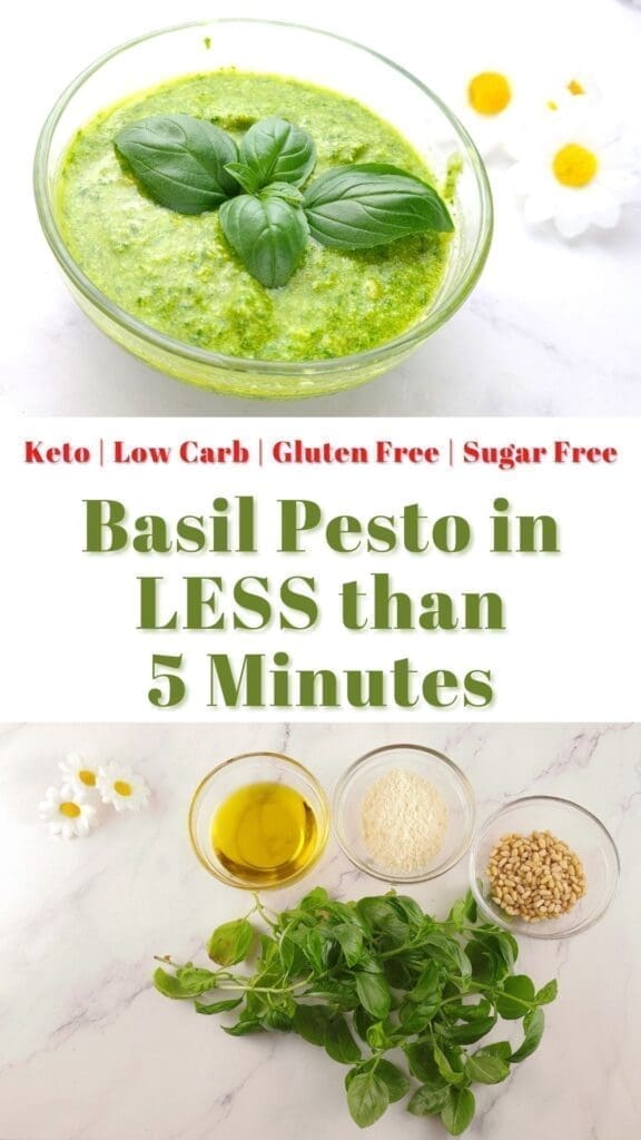 Keto Pesto Sauce Pin