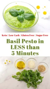 Keto Pesto Sauce Pin