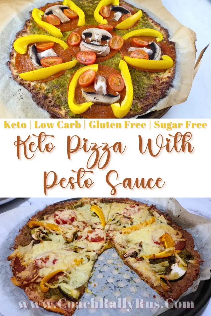 Keto Pesto Pizza Recipe