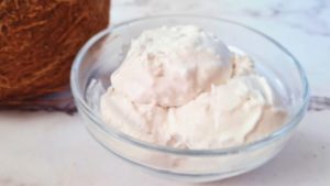 Keto Coconut Ice Cream with Xanthan Gum