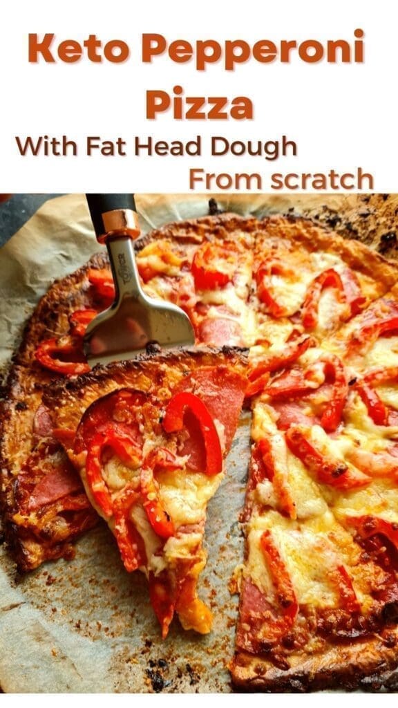 Keto Pizza Fat Head Dough from scratch 1