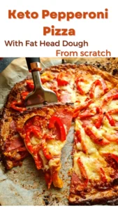 Keto Pizza Fat Head Dough from scratch 1