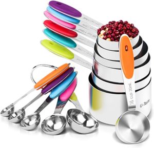 measuring cups and spoons set