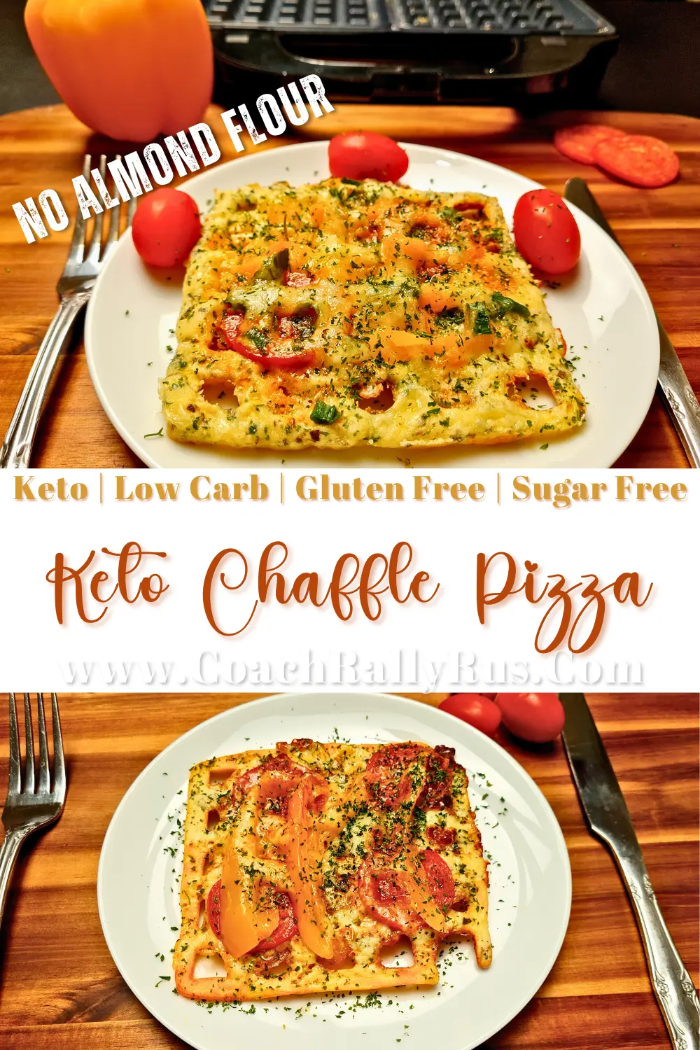 Best Crispy Keto Chaffle Pizza Recipe Flourless Gluten Free