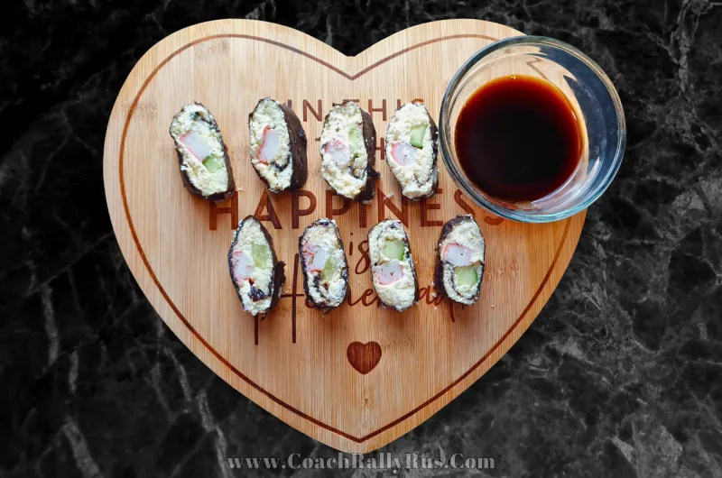 Savor the Twist: Heavenly Keto Sushi Rolls With Cauliflower Rice In 15 Minutes!