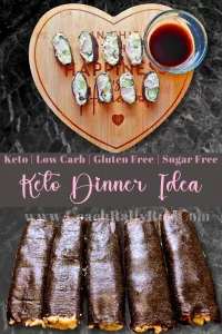 Keto Sushi Rolls - Low Carb Dinner