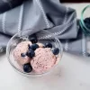 Keto Blueberry Frozen Creme Fraiche