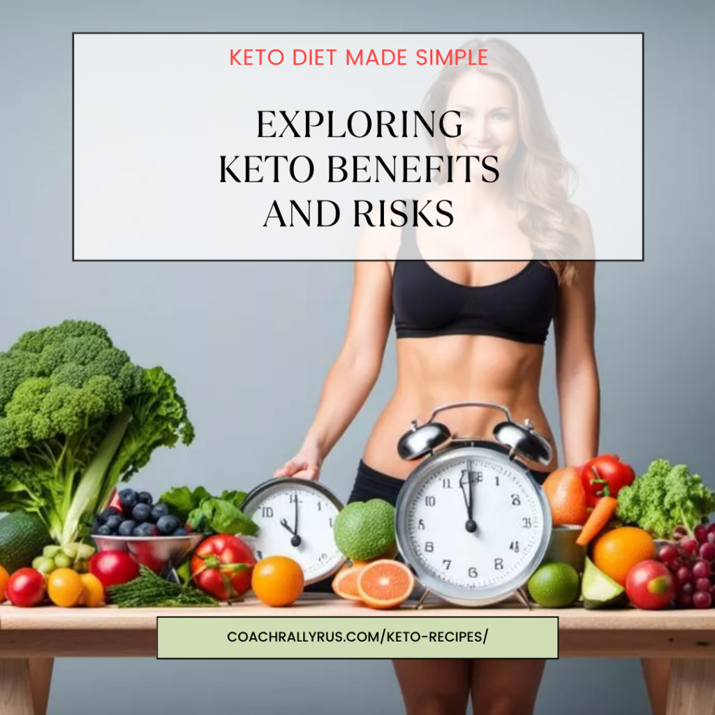 An image of keto benefits and risks