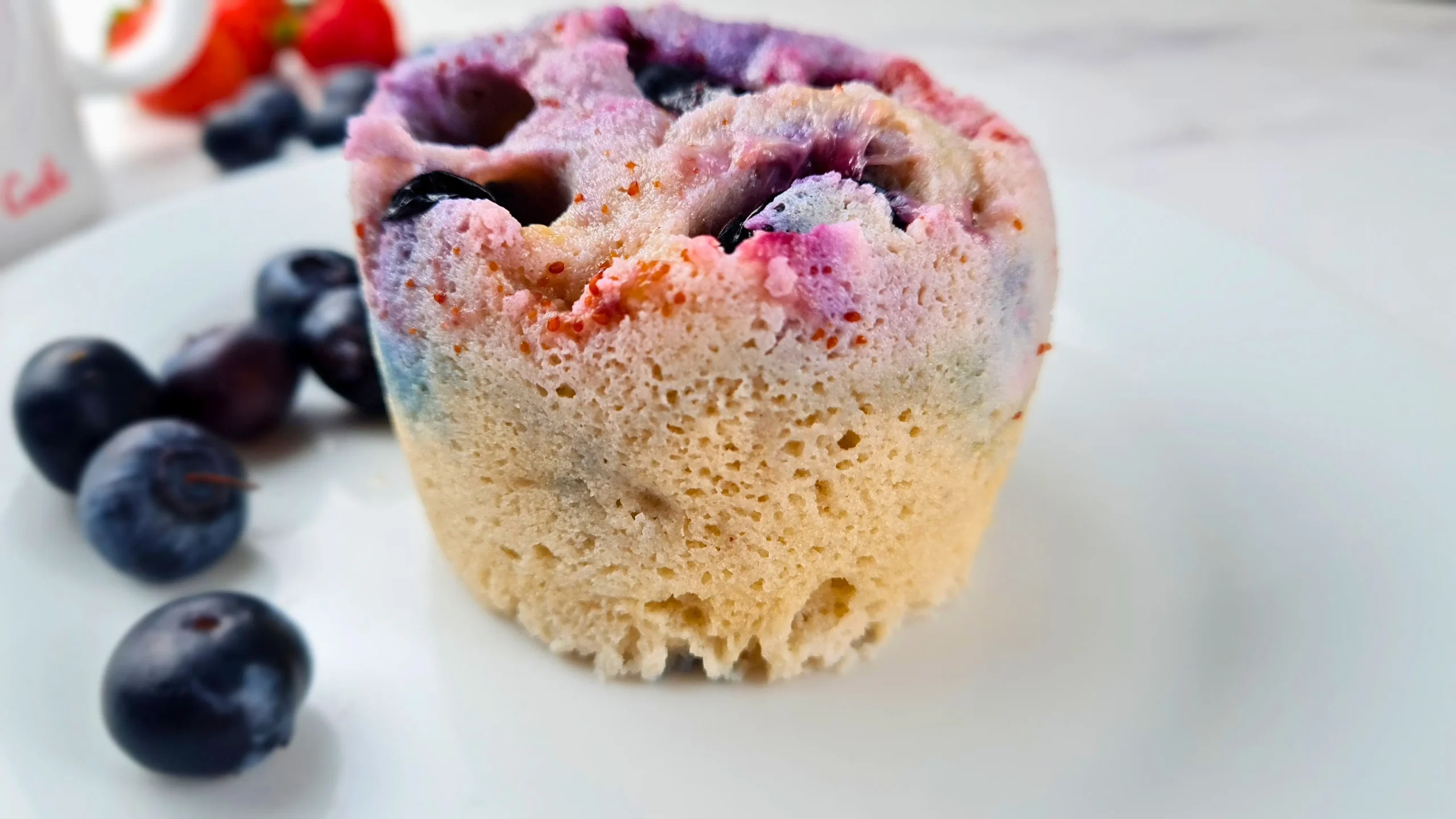 Easy Keto Blueberry Mug Cake Recipe With Coconut Flour