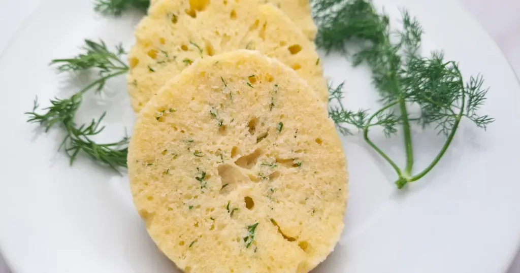 An image of Keto Mug Bread with Almond Flour and 2 flavors