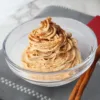 A bowl of Keto Pumpkin Spice Mousse