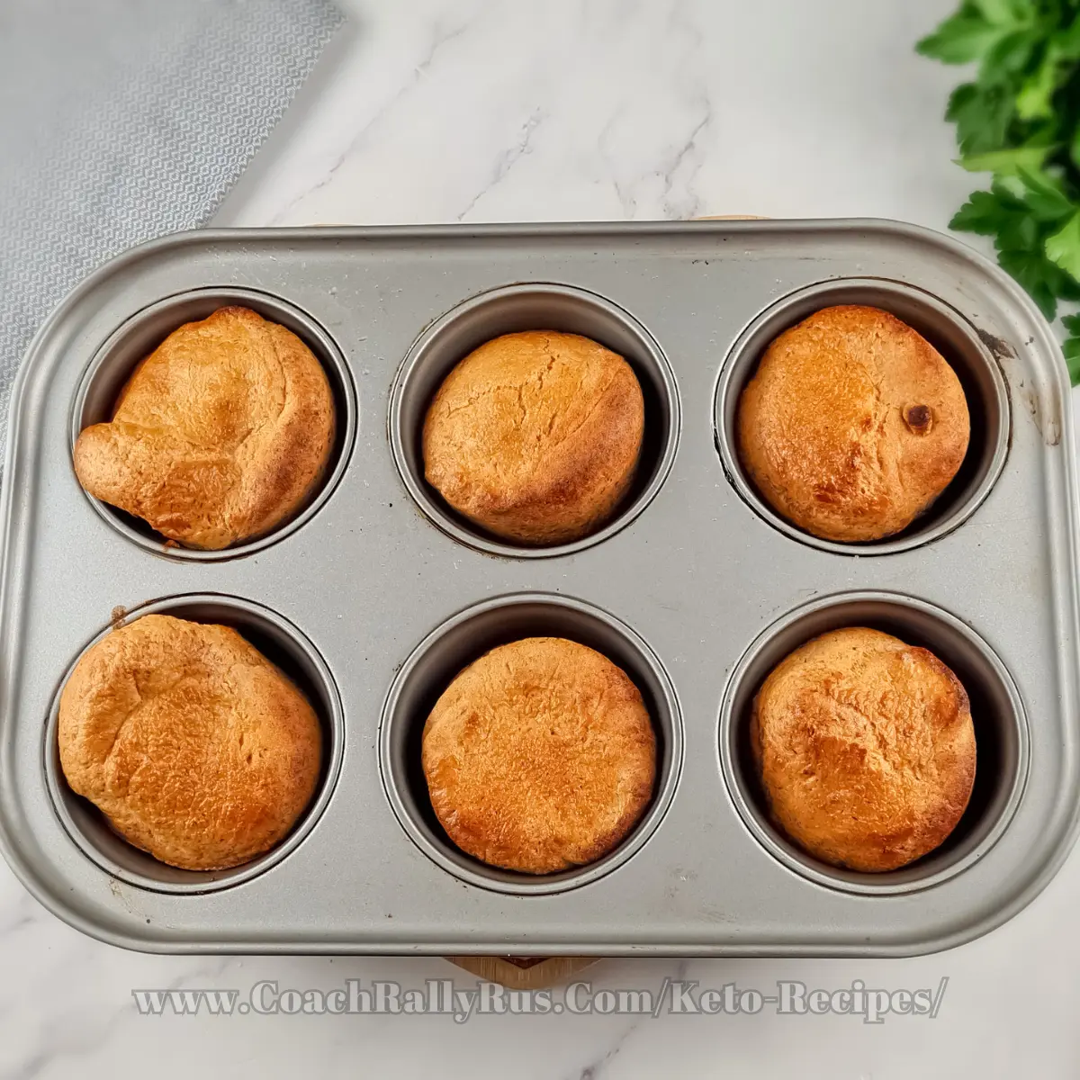 Easy Keto Yorkshire Pudding with Almond Flour Gluten Free