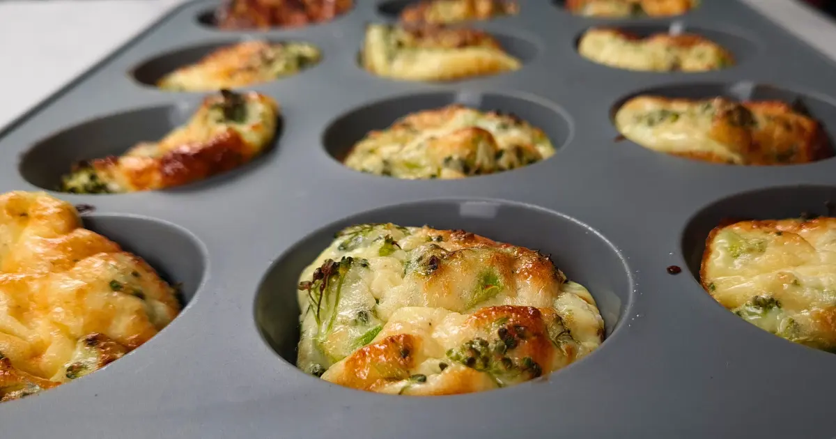 Cottage Cheese Egg Muffins with Pancetta: Low Carb Recipe