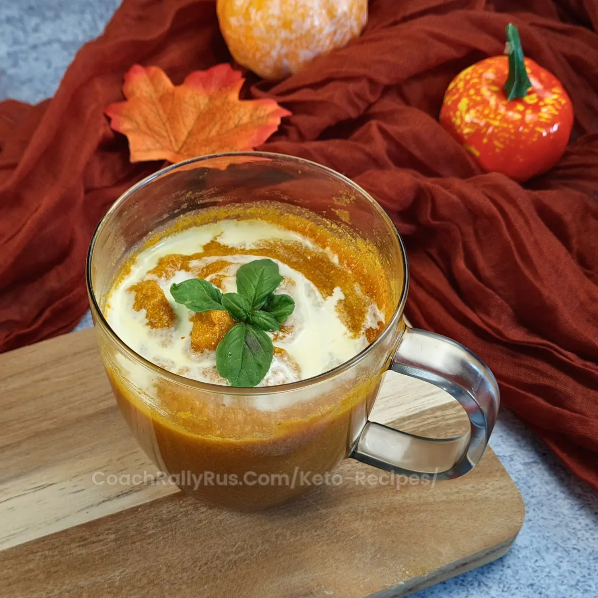 High Protein Pumpkin Soup with Cottage Cheese