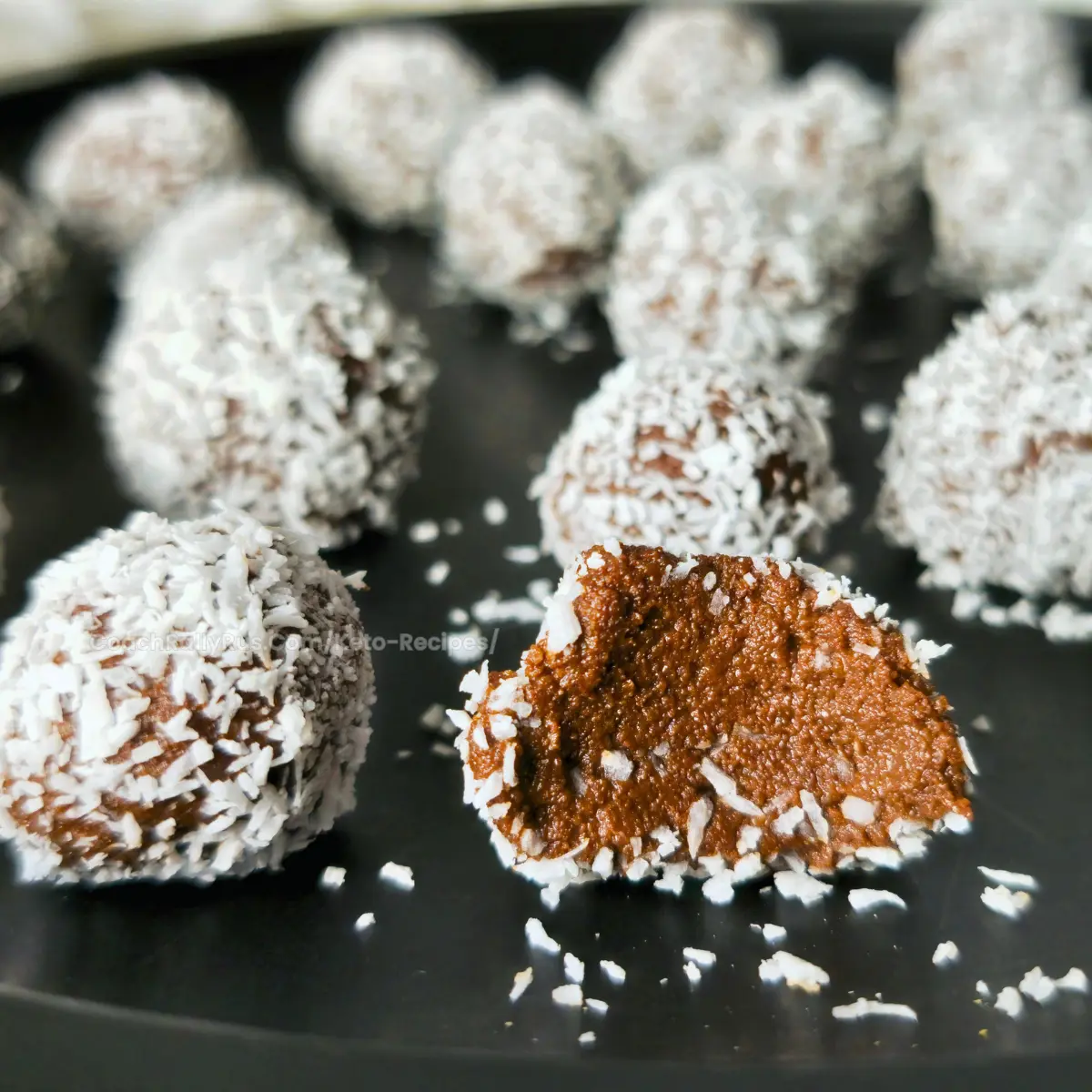 Keto Chocolate Cottage Cheese Rum Balls