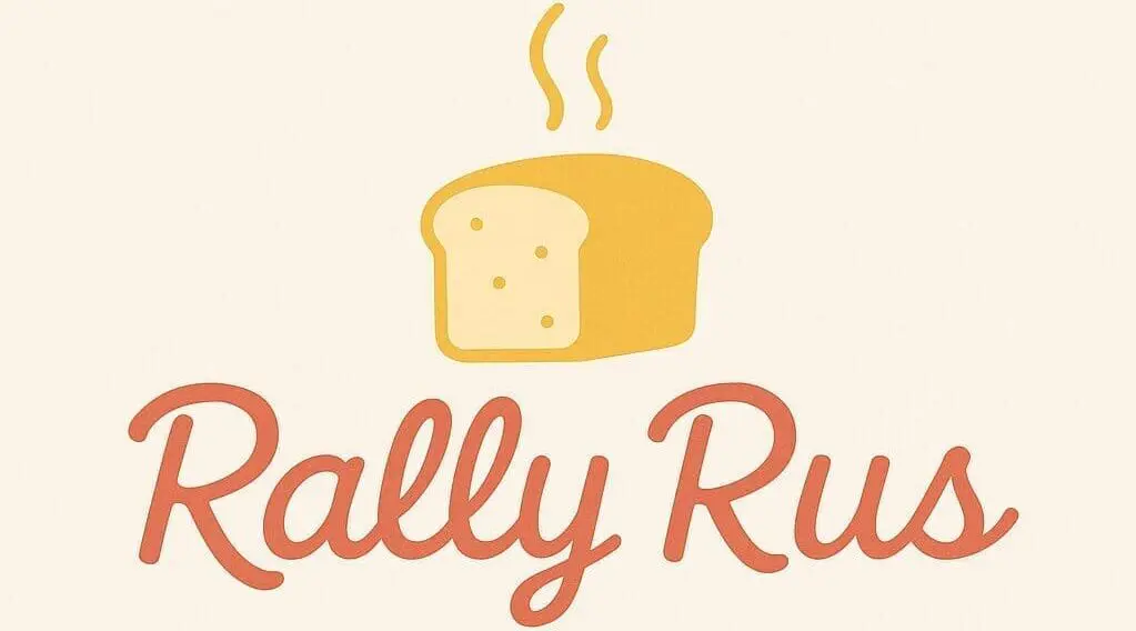 Rally Rus logo with bread icon and slogan