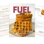eBook cover and recipe pages from "FUEL: Easy, Protein-Packed Keto Mornings Made Delicious" by Rally Rus