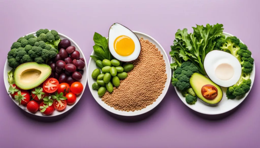 Comparison of different diets for health and weight loss